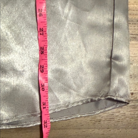 Jordan Craig Shiny Gray Long Sleeve Disco Dress Shirt Mens Size L 16.5 - Picture 5 of 6